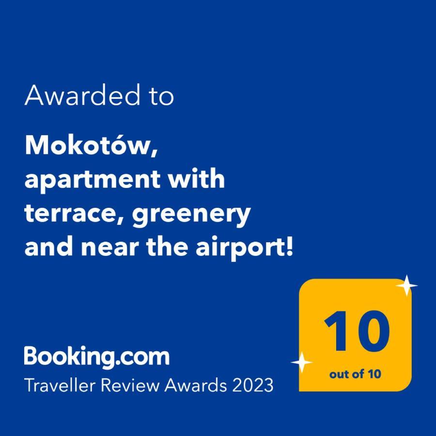 Mokotow, Apartment With Terrace, Greenery And Near The Airport! Warsaw Ngoại thất bức ảnh